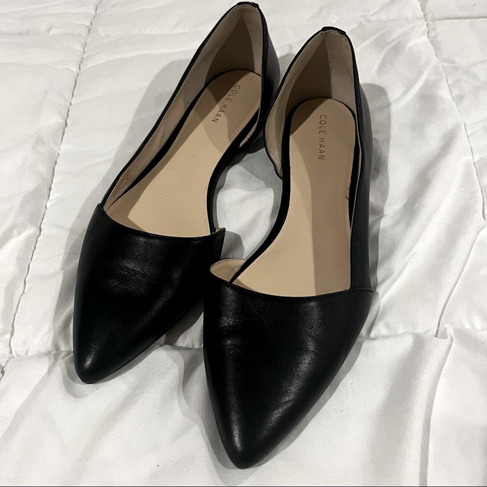 Cole Haan Black Flats